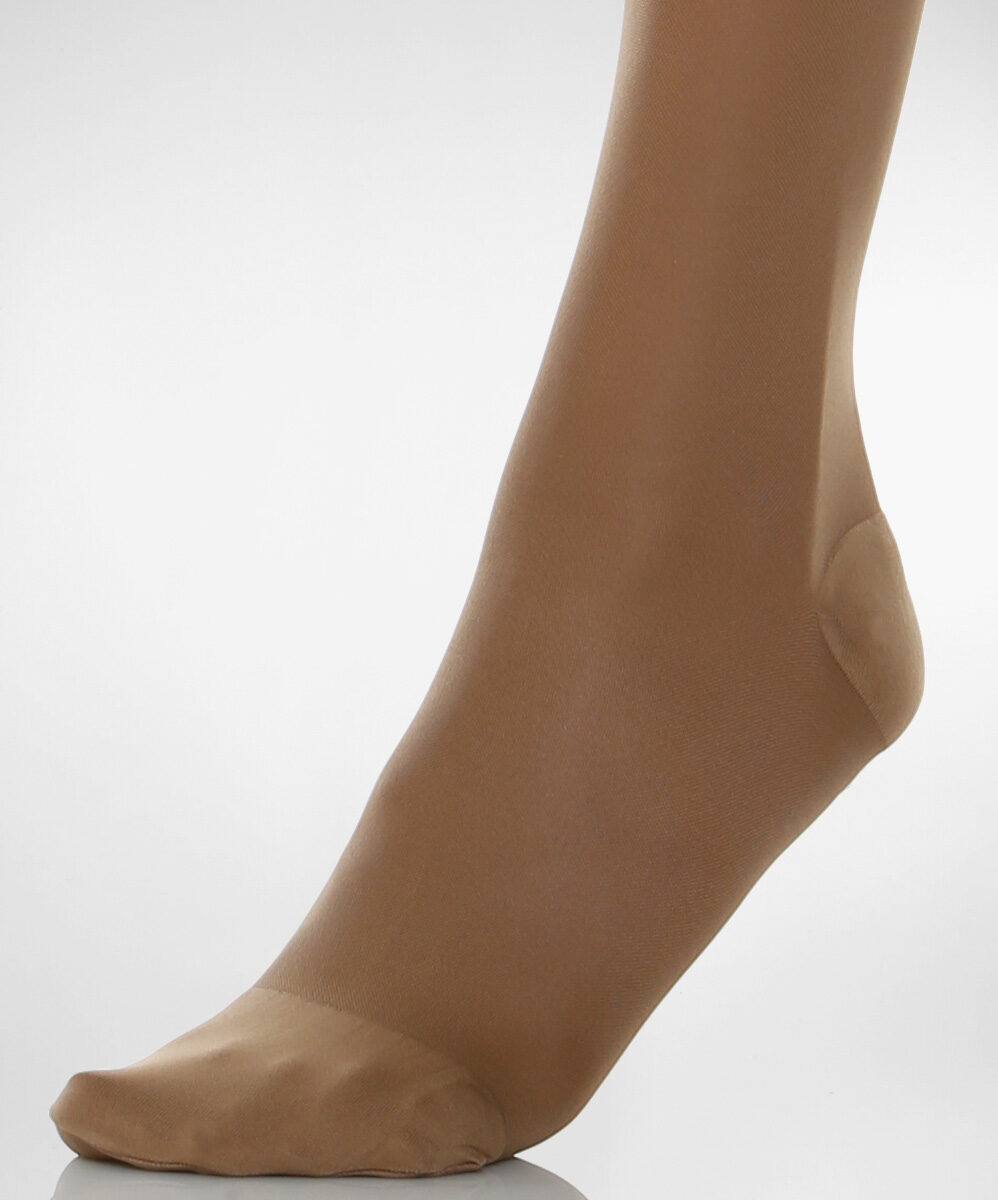 Alternative view of Preventivne kompresijske hlačne nogavice iz mehke mikrofibre 12-17 mmHg - 70DEN - Unisex