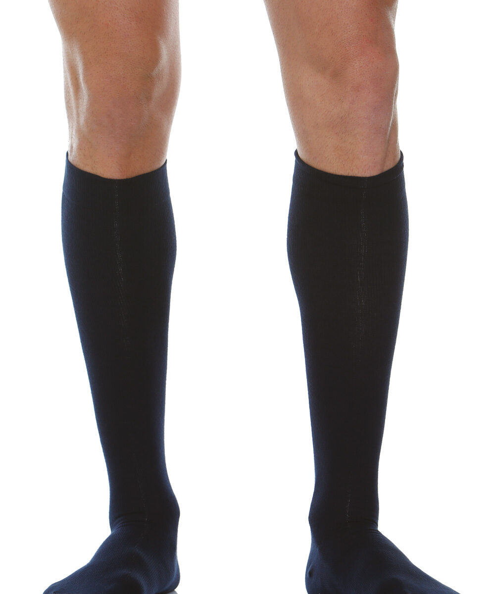 Preventivne kompresijske bombažne dokolenke s kompresijo 18-22 mmHg - 140DEN - Unisex
