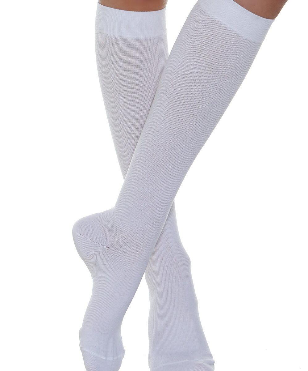 Alternative view of Bombažne kompresijske dokolenke 22-27 mmHg -280DEN - Unisex