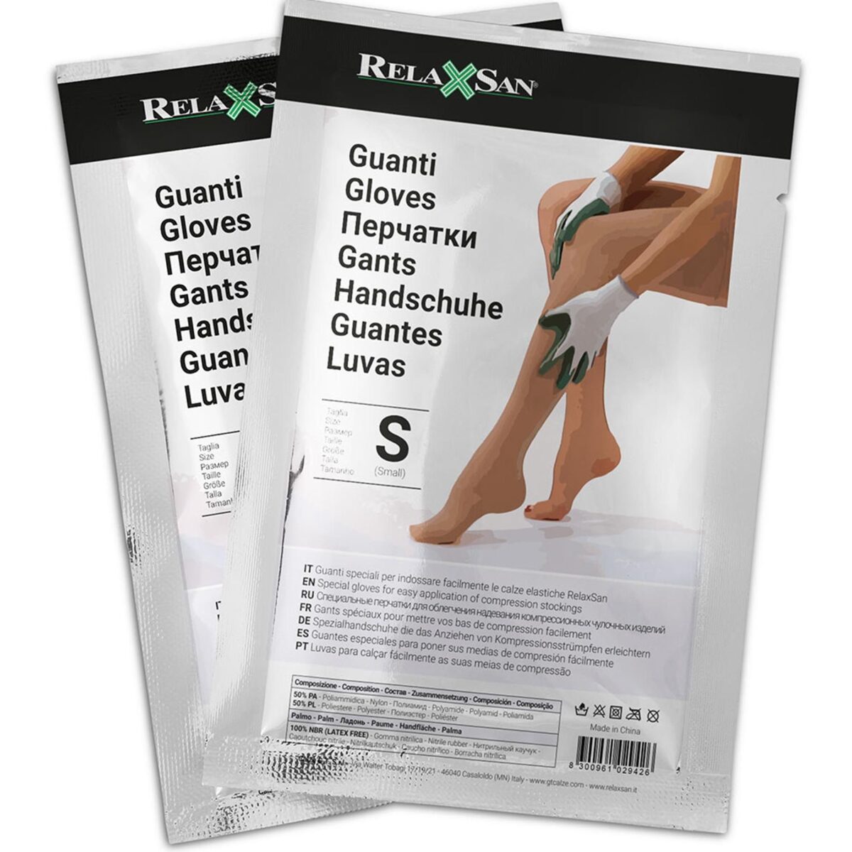 Rokavice za oblačenje nogavic