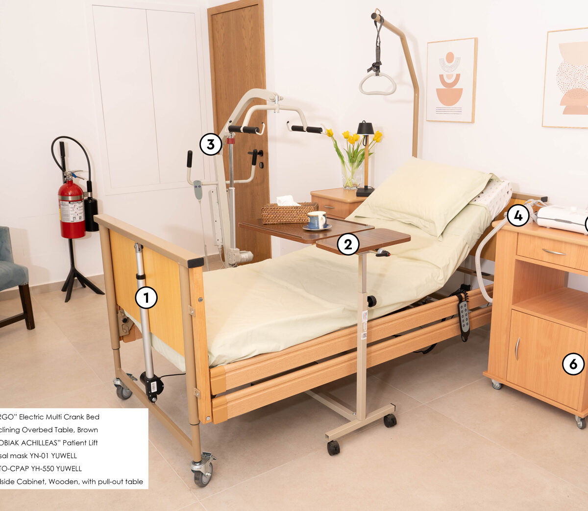 Alternative view of Yuwell Auto CPAP aparat