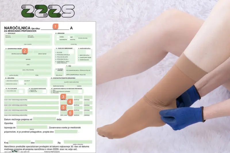 Kompresijske dokolenke Essential 23-32 mmHg