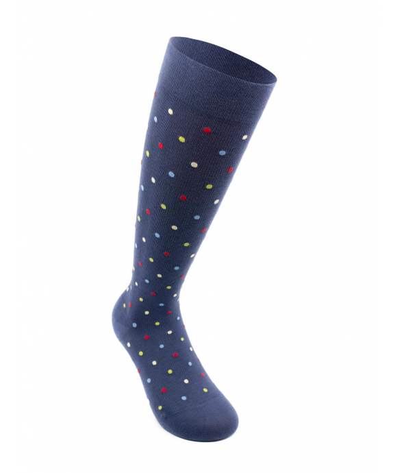 Alternative view of Preventivne kompresijske bombažne dokolenke s kompresijo 15-21 mmHg -  s pikicami - Unisex