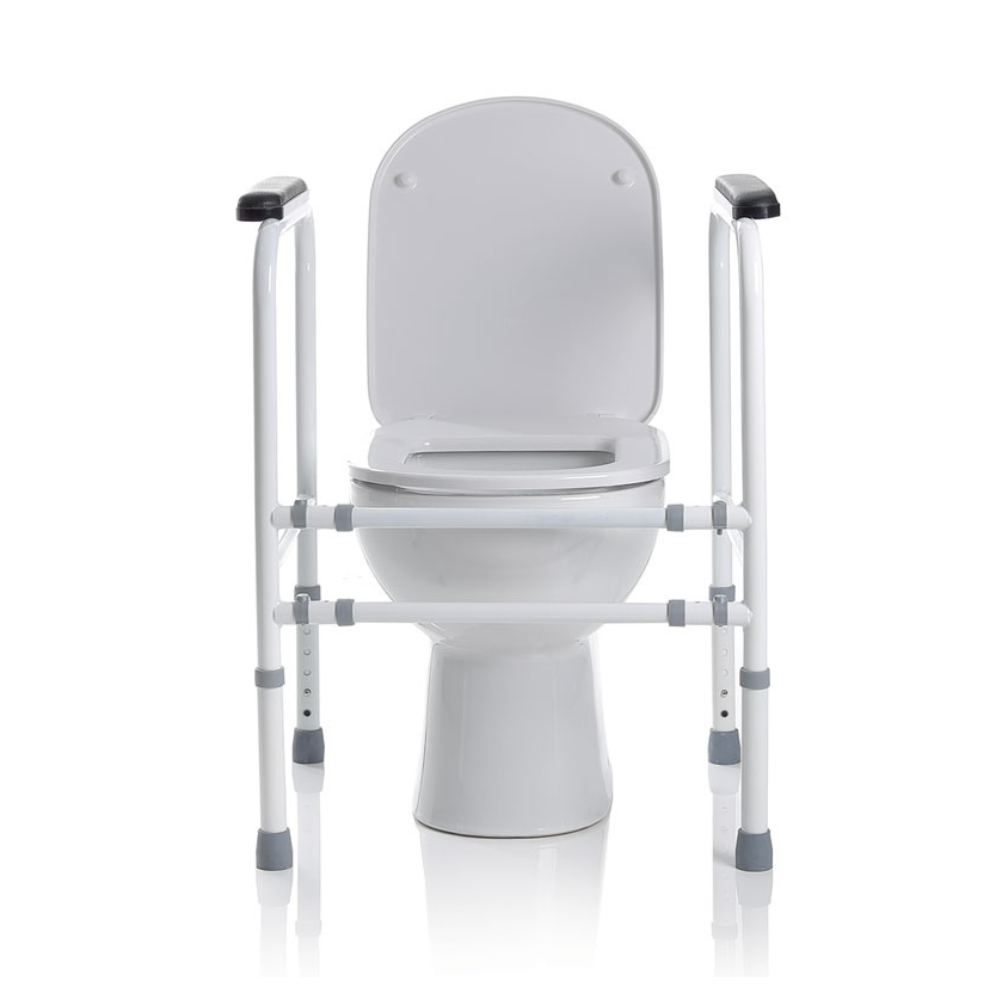 Varnostna ograja za stranišče, nastavljiva, max 136kg