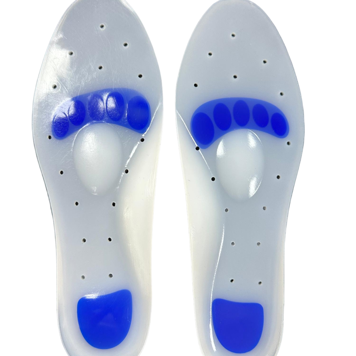 Anatomski silikonski ortopedski vložek z gelom