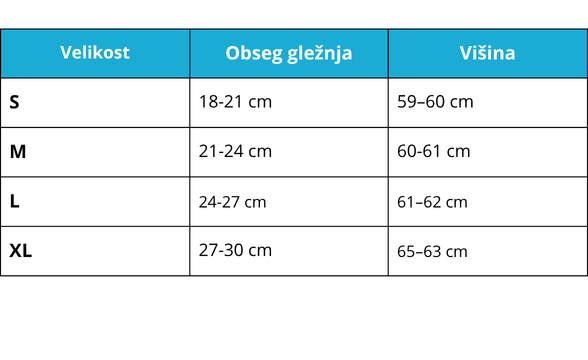 Elastična opora za gleženj s trakom