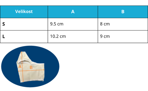 Zaščitna nogavica z gelom za deformacijo Hallux valgus
